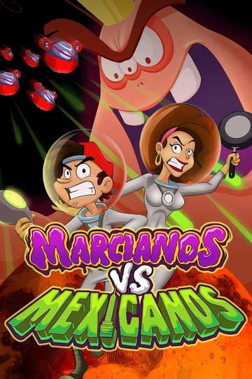 Martians vs Mexicans Poster