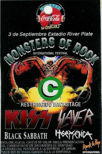 Black Sabbath River Plate Stadium Buenos Aries 1994