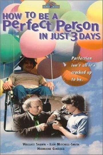 How to Be a Perfect Person in Just Three Days Poster