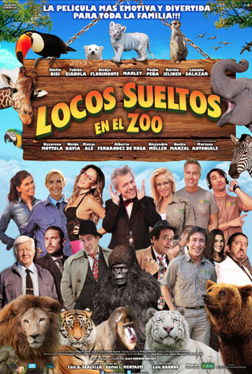 Locos sueltos en el zoo Poster