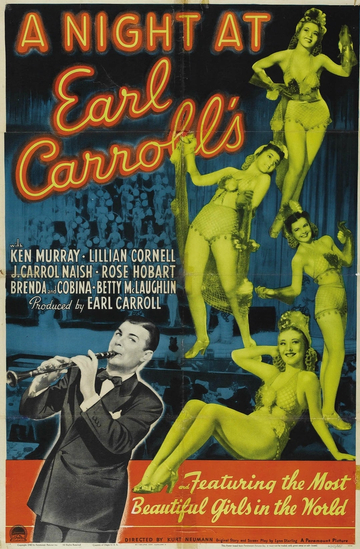 A Night at Earl Carroll's Poster