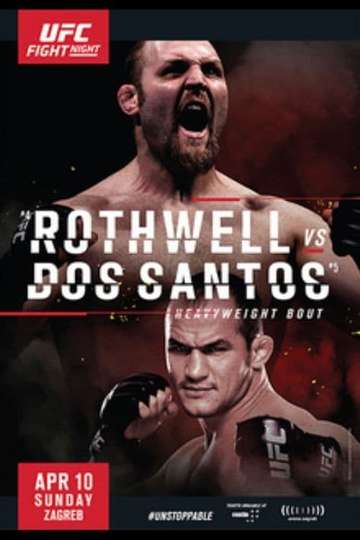 UFC Fight Night 86 Rothwell vs Dos Santos Poster