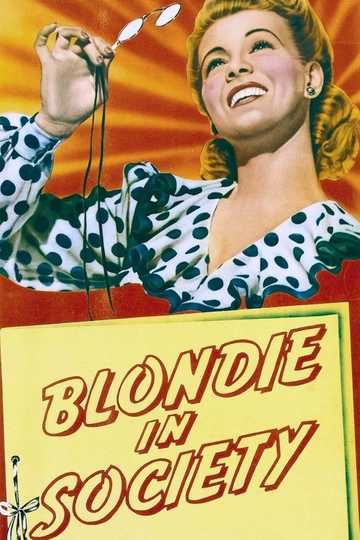 Blondie in Society Poster