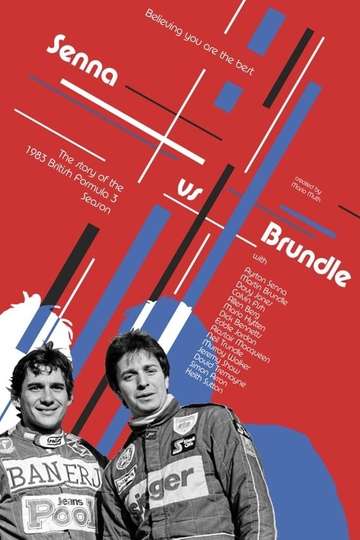 Senna vs Brundle Poster