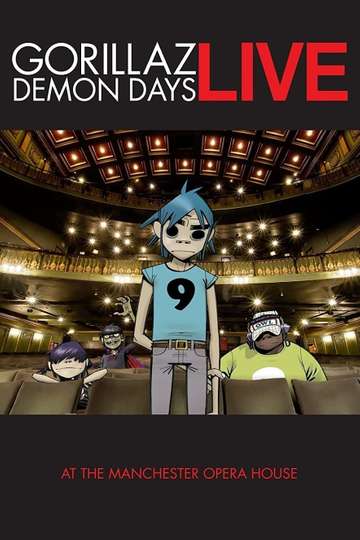 Gorillaz  Demon Days Live Poster