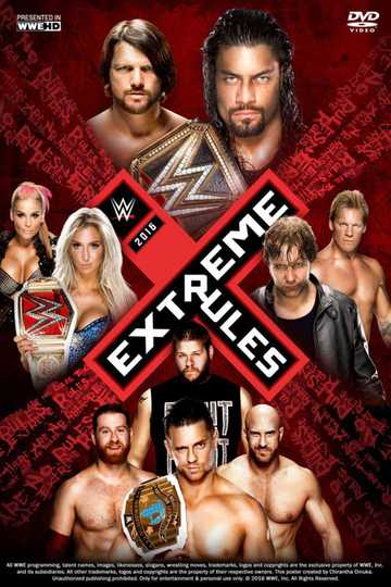 WWE Extreme Rules 2016 Poster