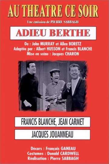 Adieu Berthe