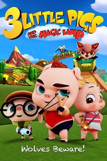 The Three Pigs and The Lamp Poster