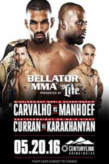 Bellator 155 Carvalho vs Manhoef Poster