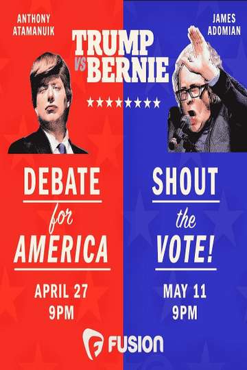 Trump vs Bernie Shout the Vote Poster