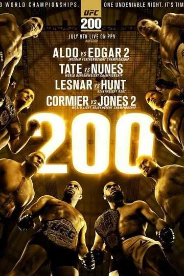 UFC 200: Tate vs. Nunes Poster