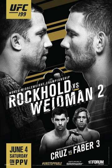 UFC 199: Rockhold vs. Bisping 2 Poster