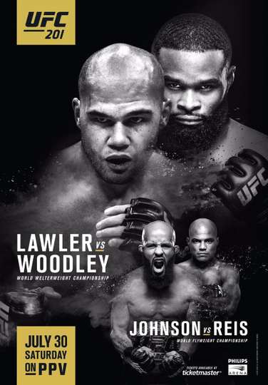 UFC 201: Lawler vs. Woodley Poster