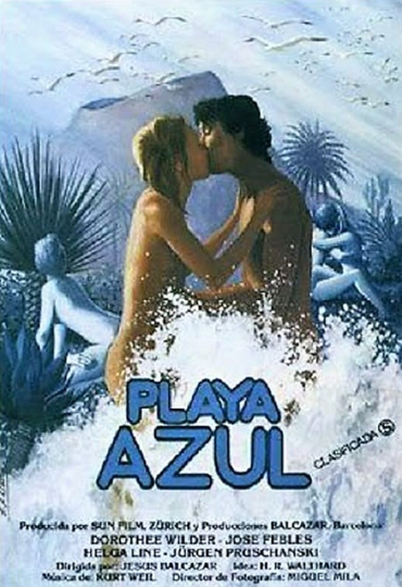 Blue Beach Poster