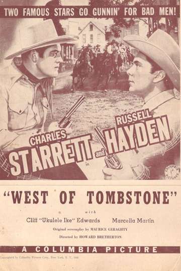 West of Tombstone Poster