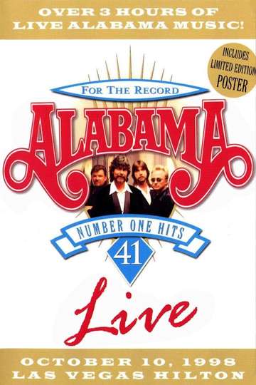 Alabama 41 Number One Hits Live Poster