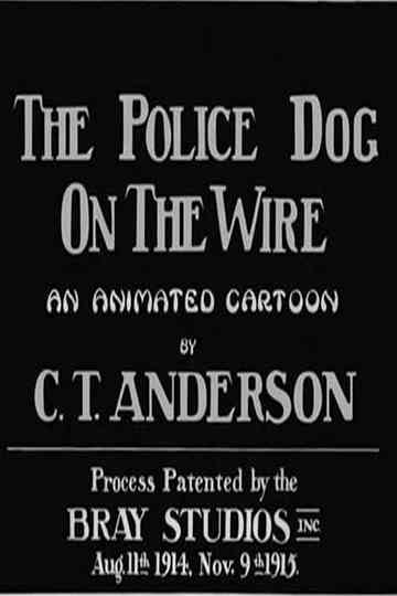 Police Dog on the Wire