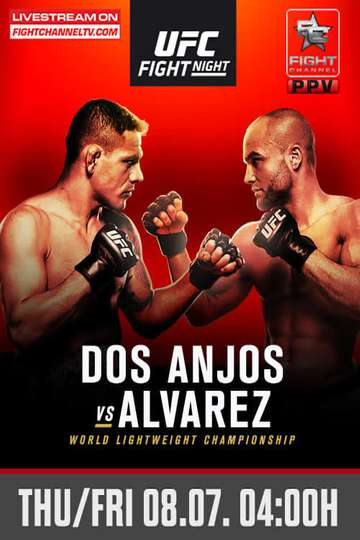 UFC Fight Night 90: Dos Anjos vs. Alvarez Poster