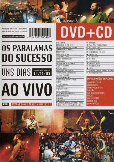 Os Paralamas do Sucesso  Uns Dias Ao Vivo