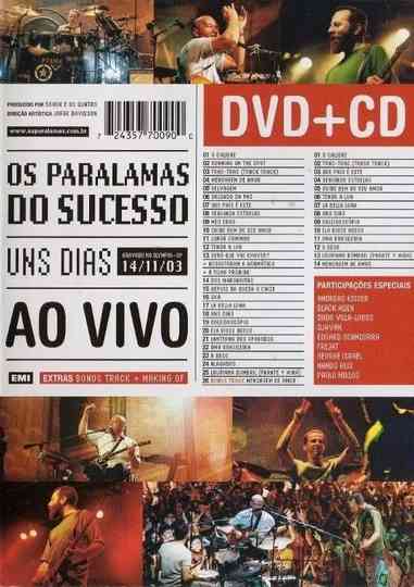 Os Paralamas do Sucesso  Uns Dias Ao Vivo