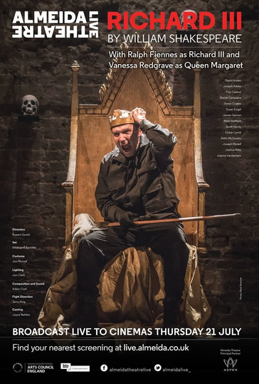 Almeida Theatre Live Richard III Poster