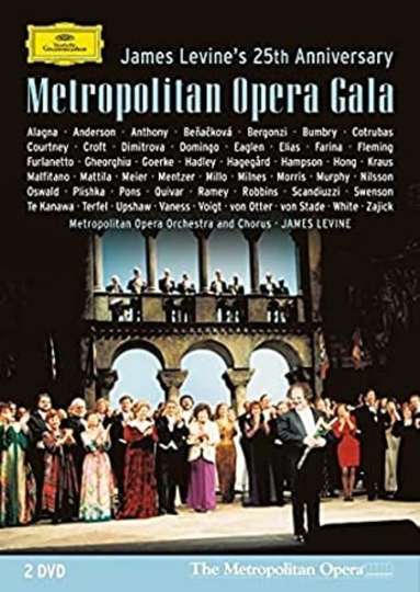 Metropolitan Opera Gala James Levines 25th Anniversary Poster