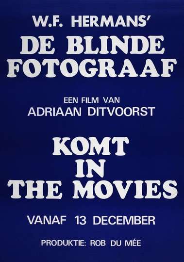 De blinde fotograaf Poster