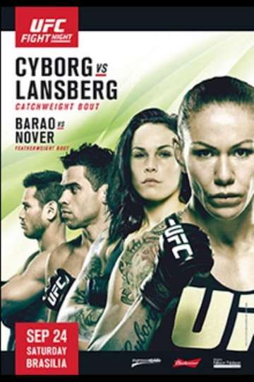 UFC Fight Night 95: Cyborg vs. Lansberg Poster