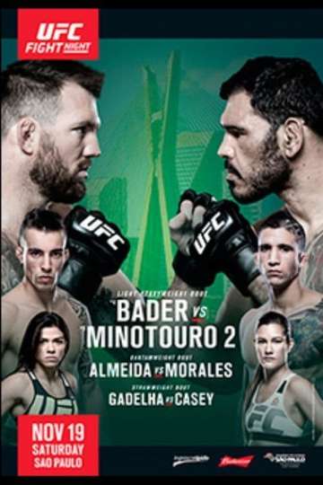 UFC Fight Night 100: Bader vs. Nogueira 2 Poster