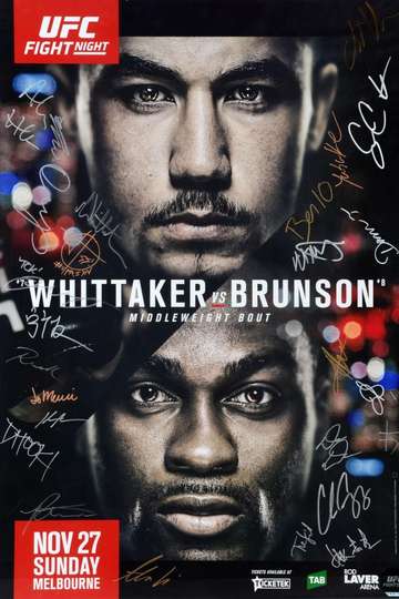 UFC Fight Night 101: Whittaker vs. Brunson Poster