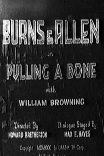 Pulling a Bone Poster