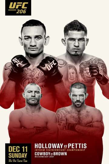 UFC 206: Holloway vs. Pettis Poster