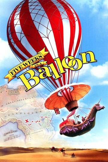 Five Weeks in a Balloon Poster