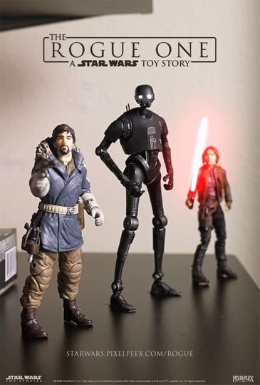 The Rogue One: A Star Wars Toy Story Poster