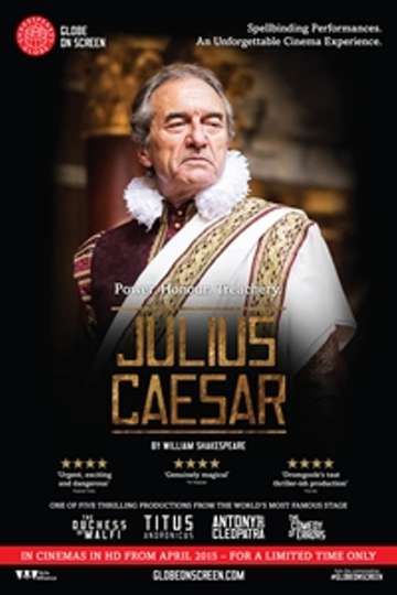 Julius Caesar  Live at Shakespeares Globe Poster