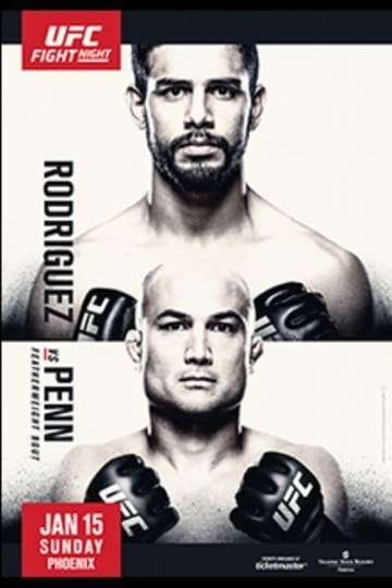 UFC Fight Night 103: Rodríguez vs. Penn Poster