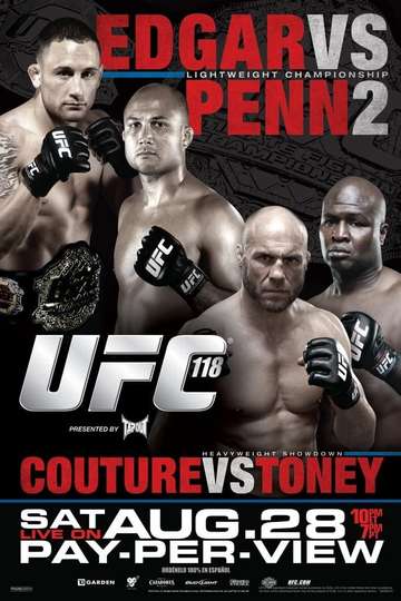 UFC 118 Edgar vs Penn 2 Poster