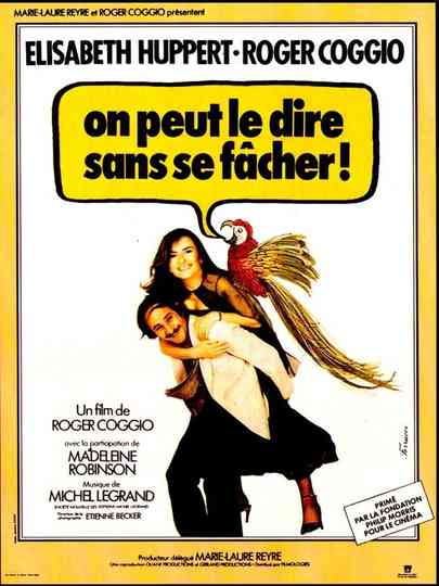 One Can Say It Without Getting Angry Poster