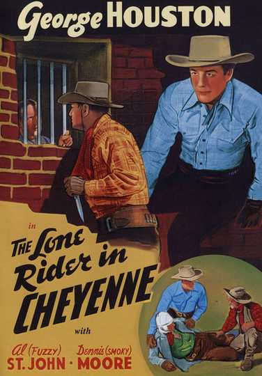 The Lone Rider in Cheyenne Poster