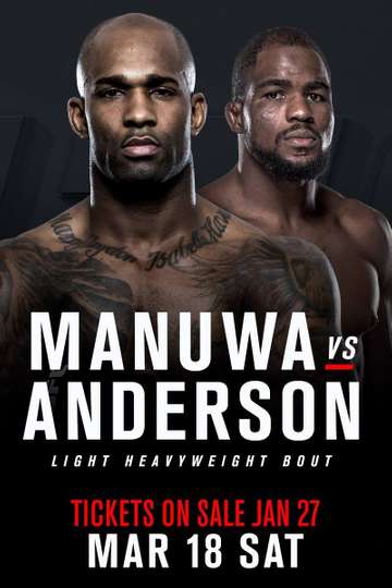 UFC Fight Night 107: Manuwa vs. Anderson Poster