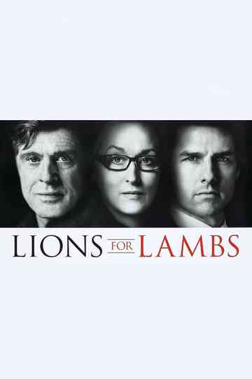Lions for Lambs poster