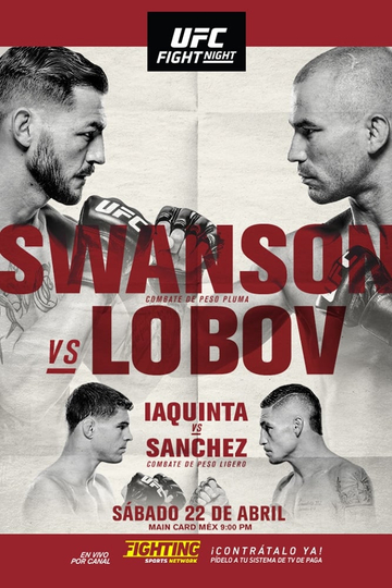 UFC Fight Night 108: Swanson vs. Lobov Poster