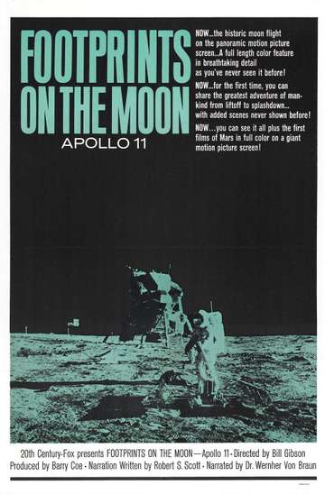 Footprints On The Moon Poster