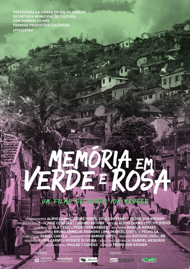 Memória em Verde e Rosa Poster