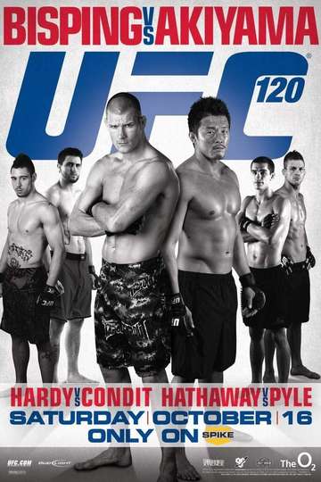 UFC 120 Bisping vs Akiyama Poster