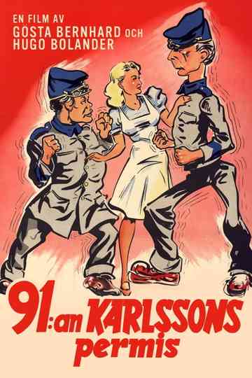 91:an Karlssons permis poster