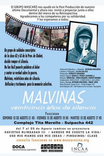 Malvinas Veinticinco años de silencio Poster