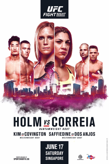 UFC Fight Night 111: Holm vs. Correia Poster