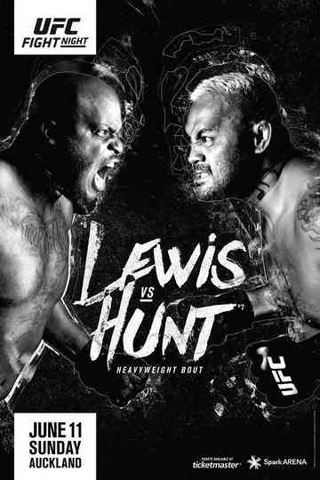 UFC Fight Night 110: Lewis vs. Hunt Poster