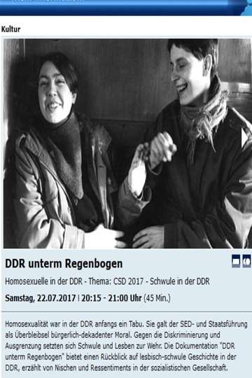 DDR unterm Regenbogen Poster